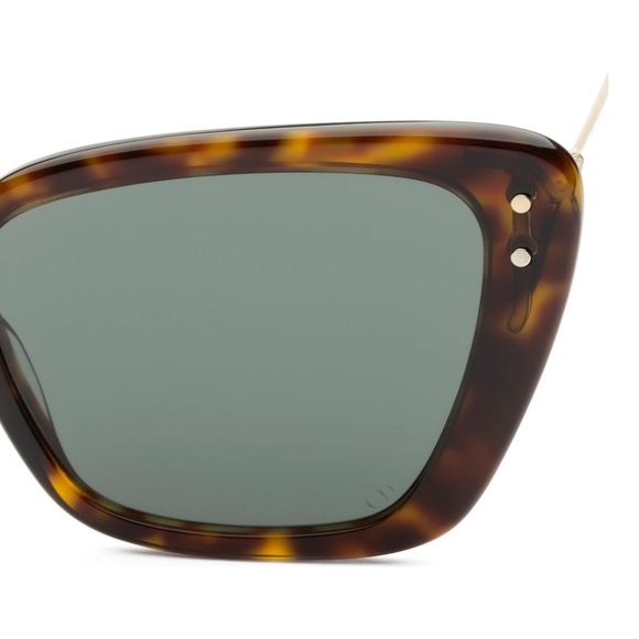 DIOR MissDior B5F Dark Havana/Green Cat Eye Sunglasses - Picture 5 of 6